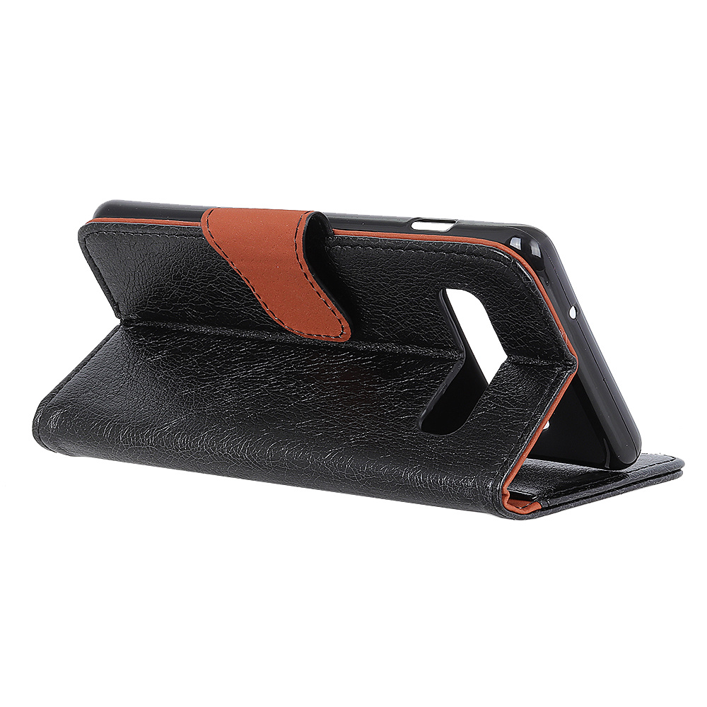 Plånboksfodral med ställ, Samsung Galaxy S10E, svart