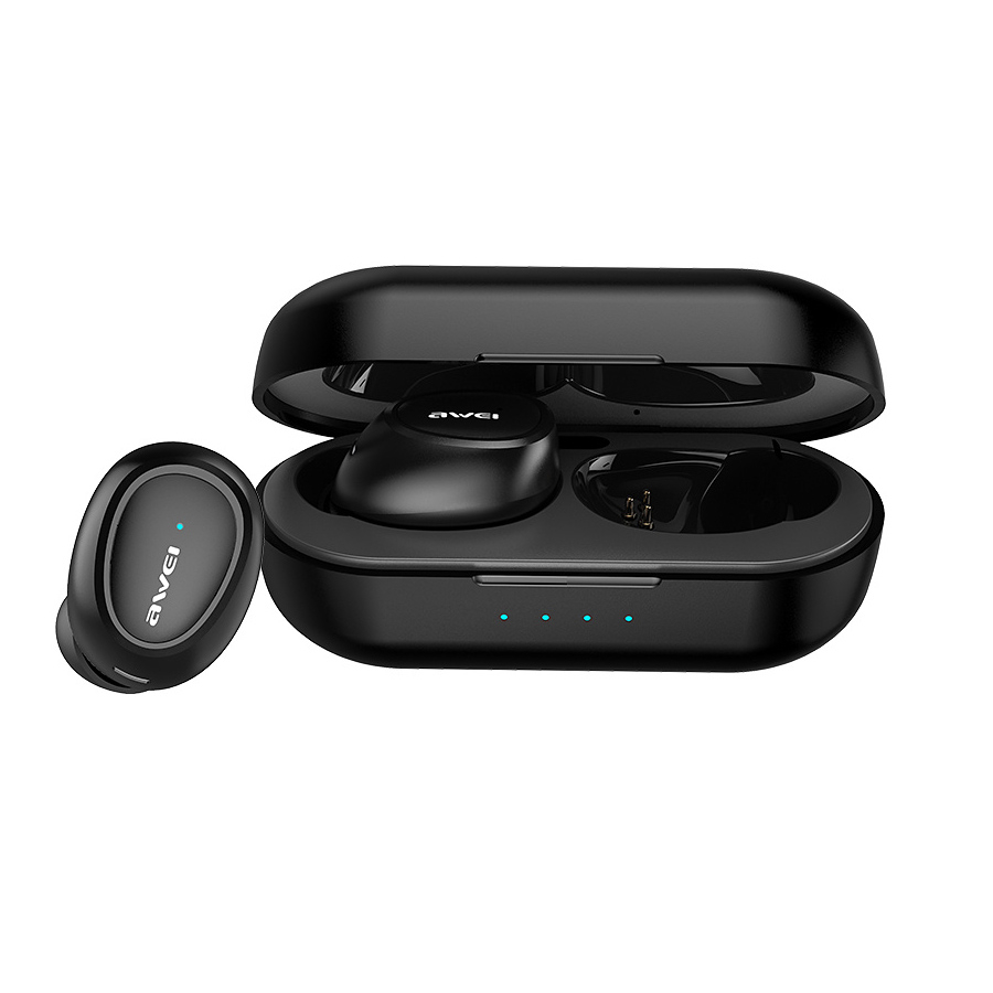 AWEI T16 TWS Trådlösa InEar hörlurar, IPX4, Bluetooth 5.0