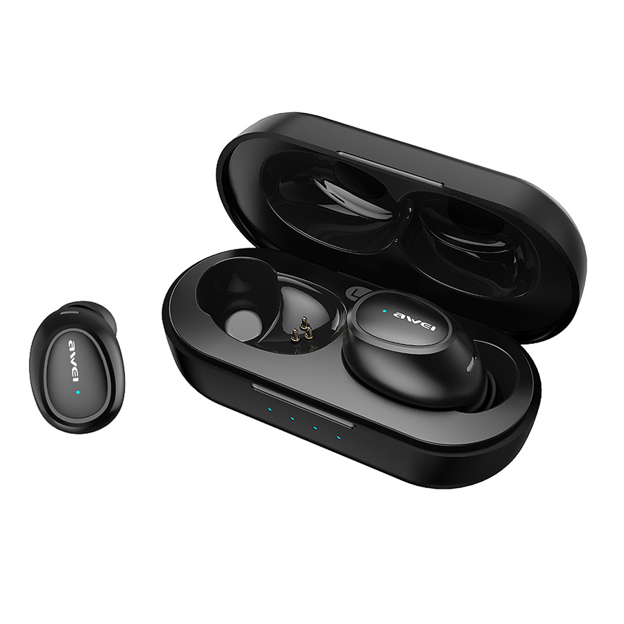 AWEI T16 TWS Trådlösa In-Ear hörlurar, IPX4, Bluetooth 5.0