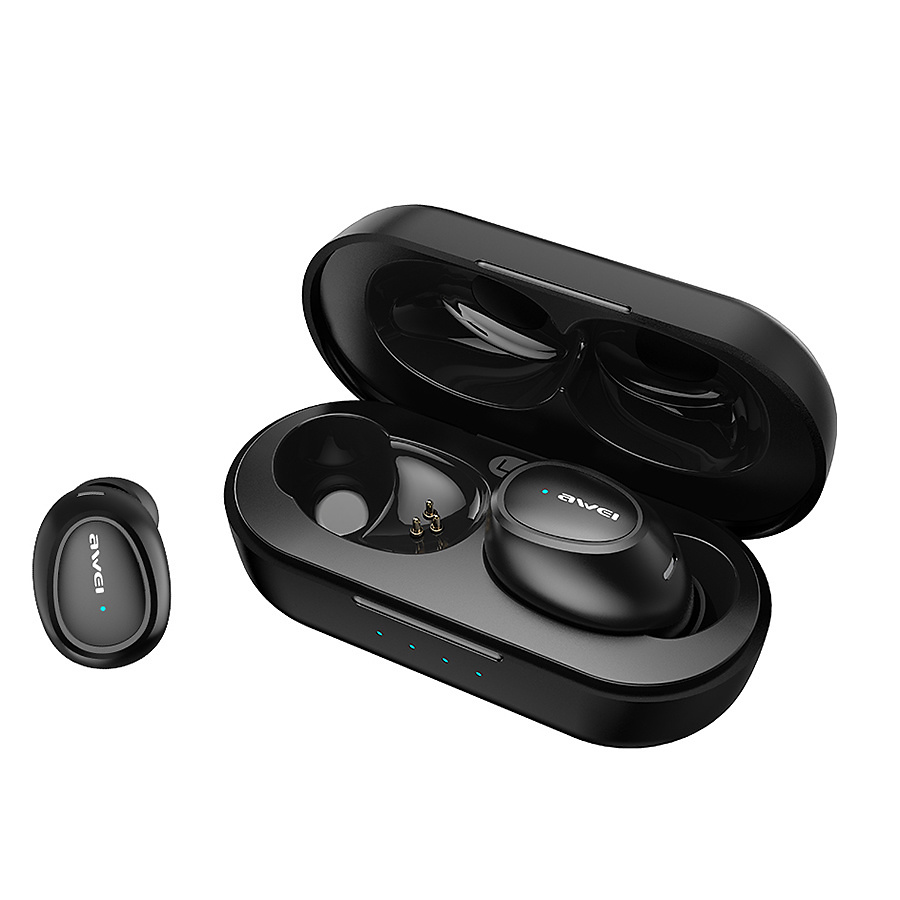 AWEI T6 Mini trådlösa hörlurar, Bluetooth 5.0, demoex