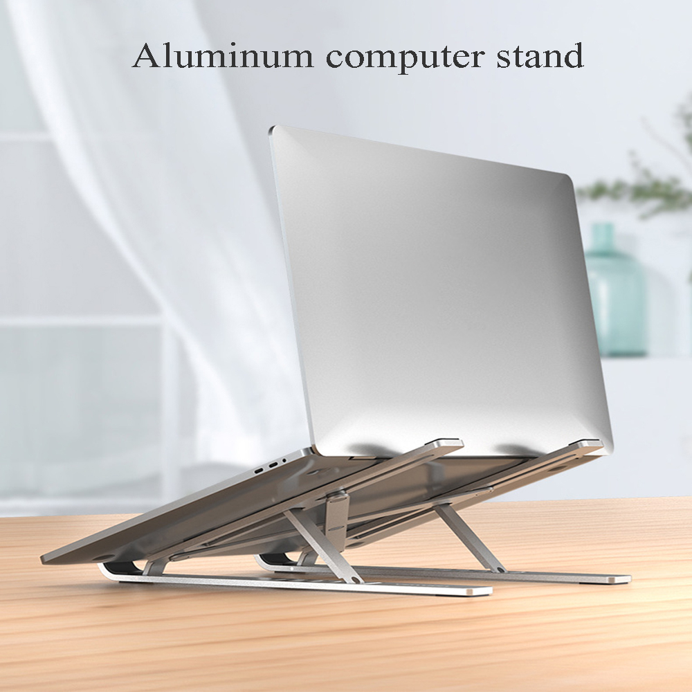 Vikbart laptopställ i aluminium, 11-17.3 tum