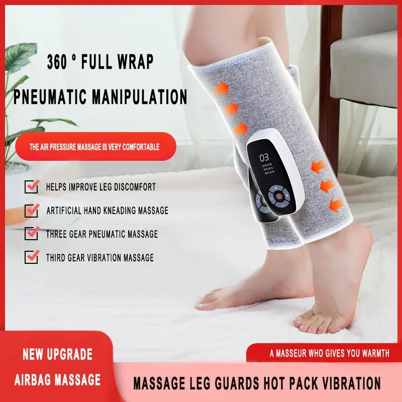 Trådlös massage-enhet för ben- och vad-muskler