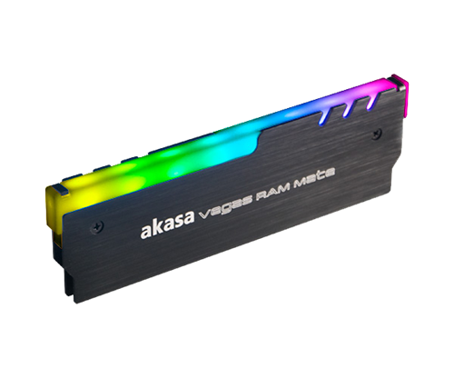 Akasa Vegas RAM kylflänstillägg, adresserbar RGB LED-kit, grå