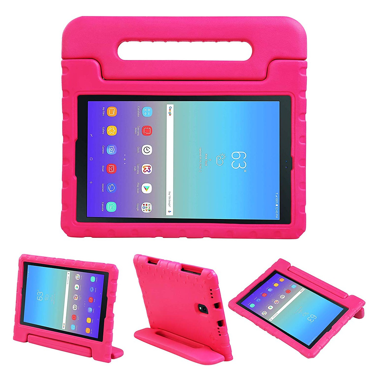 Barnfodral med ställ rosa, Samsung Tab A 10.5