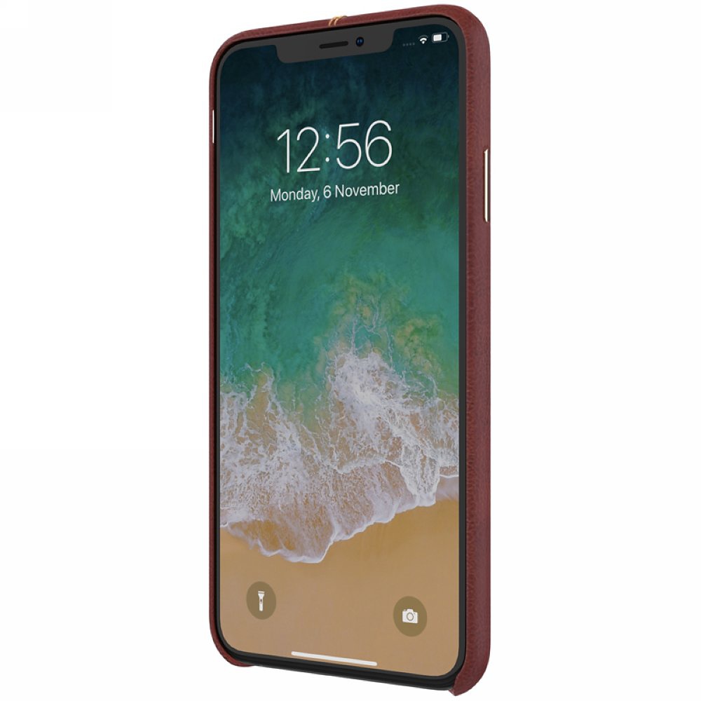 Nillkin PU skal för iPhone X/XS, brun