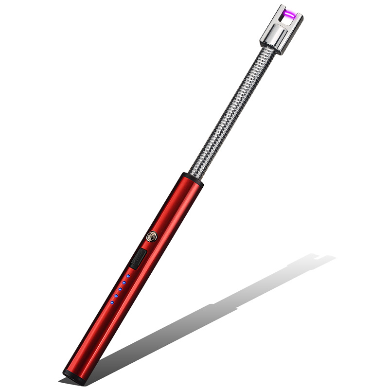 ArcLighter böjbar uppladdningsbar USB-tändare, röd