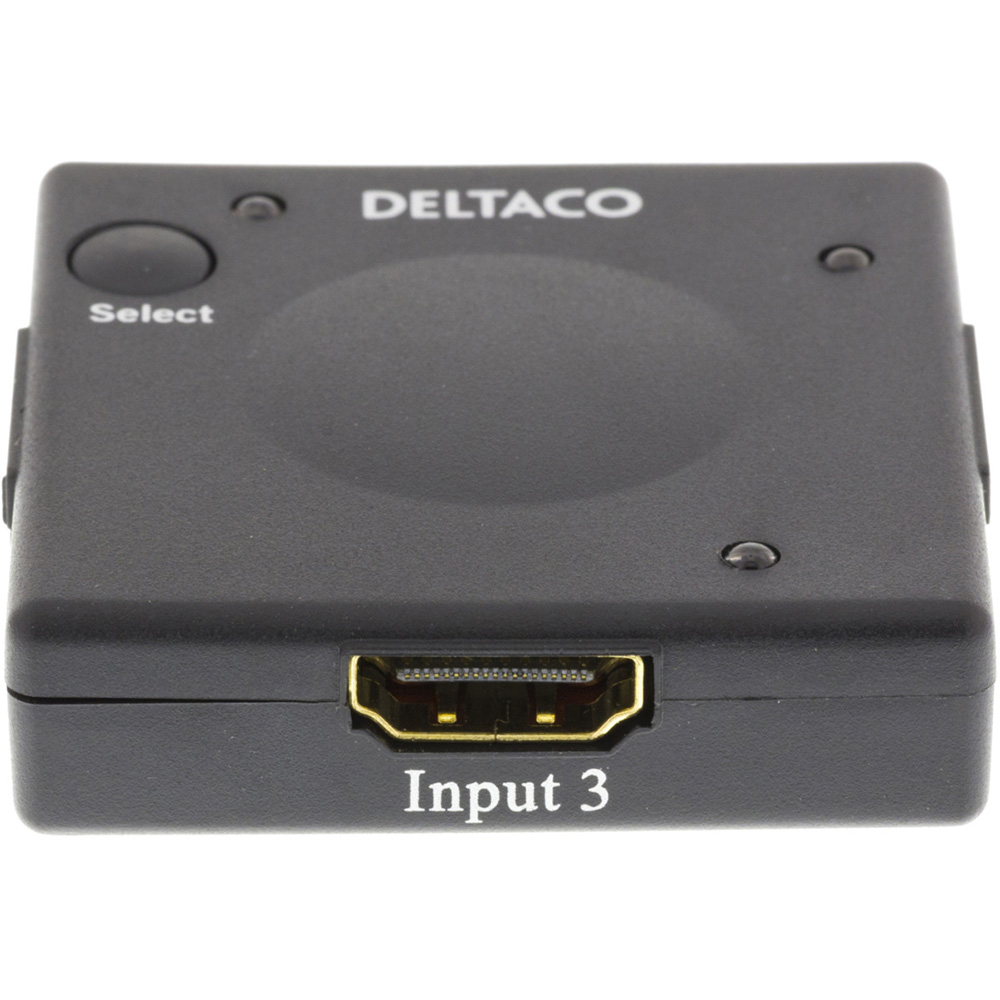 Deltaco Automatisk 3-1 HDMI-switch Mini, 3D-stöd, 1080p