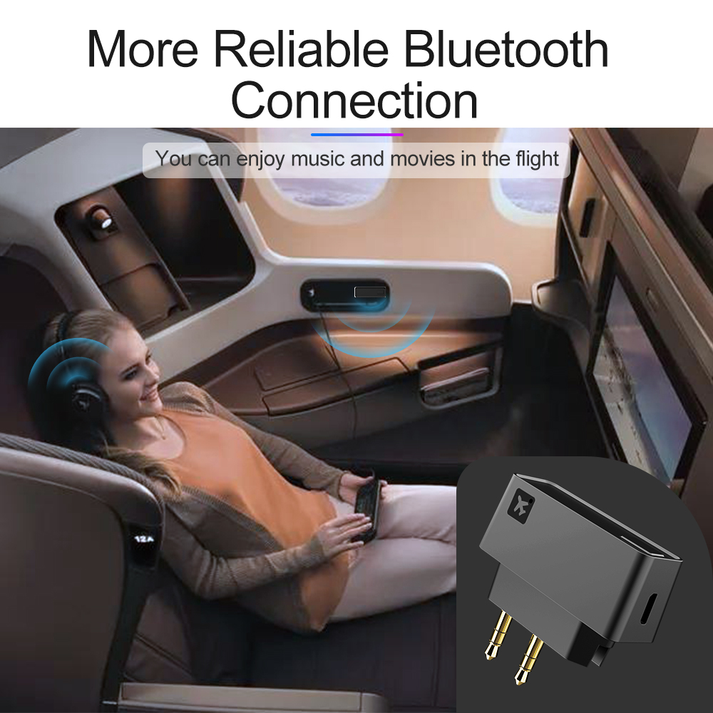 Bluetooth-sändare till flygresan