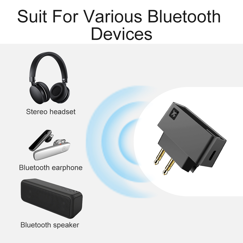 Bluetooth-sändare till flygresan