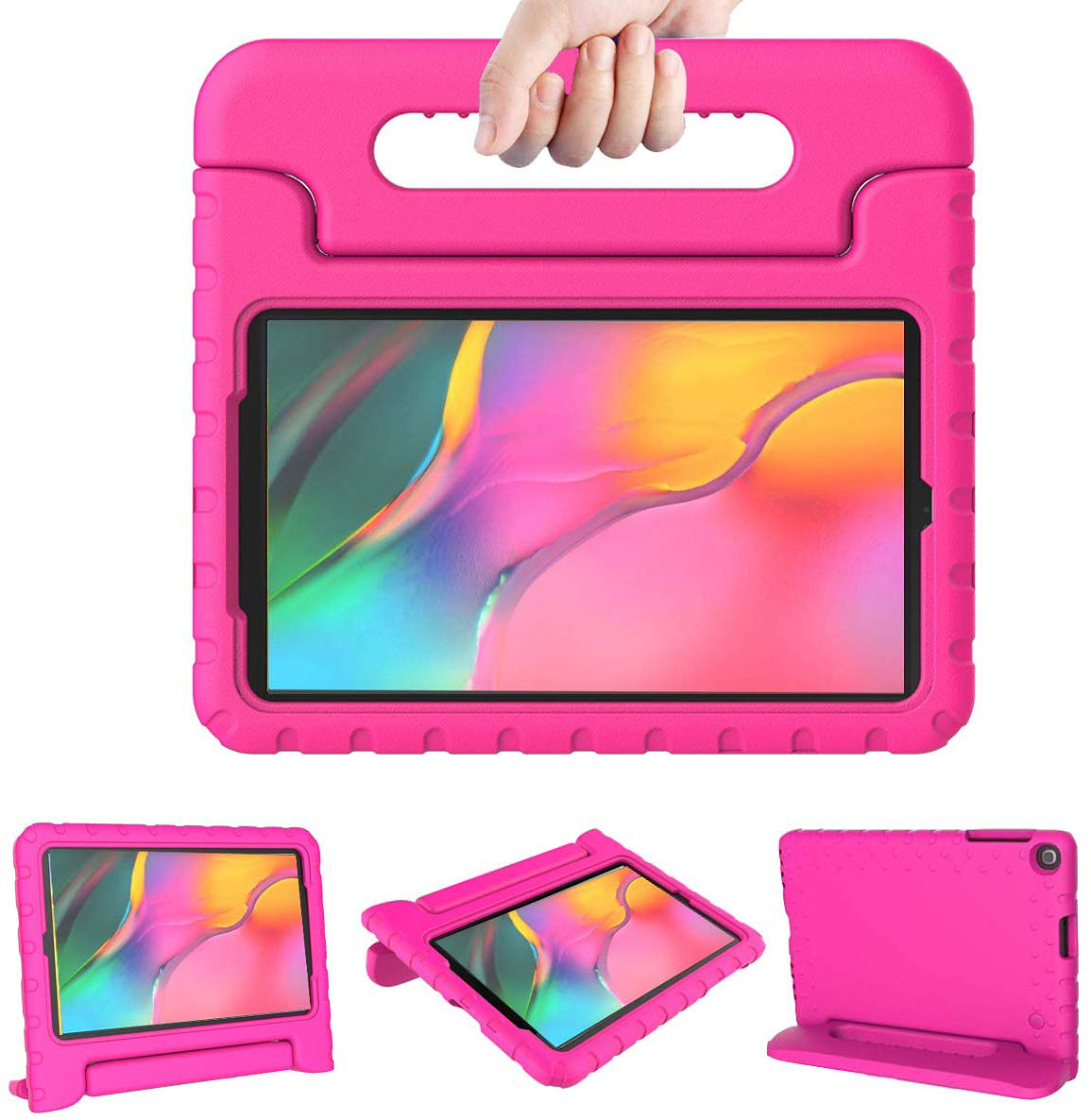 Barnfodral, Samsung Galaxy Tab A 10.1 (2019) SM-T515, rosa