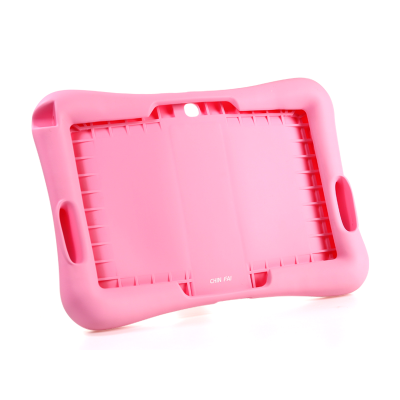 Silicone Shockproof Protective Case for Samsung P3200-Pink