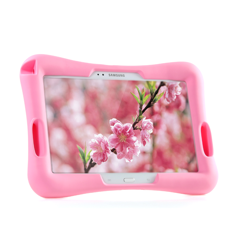 Silicone Shockproof Protective Case for Samsung P3200-Pink
