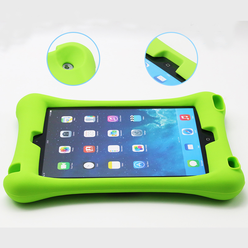 Barnfodral i silikon för iPad 10.2 / Pro 10.5 / Air 3, grön