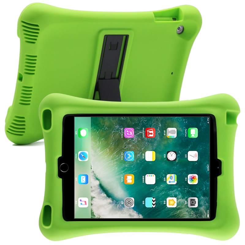 Barnfodral i silikon för iPad 10.2 / Pro 10.5 / Air 3, grön