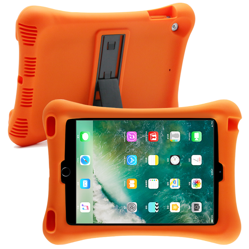 Barnfodral i silikon för iPad 10.2 / Pro 10.5 / Air 3, orange