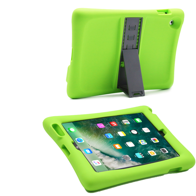 Silicone Shockproof Protective Cover Case for iPad 2/3/4-Green