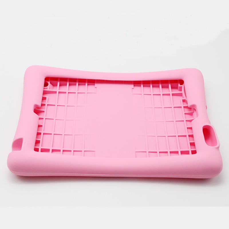 Silicone Shockproof Protective Cover Case for iPad 2/3/4-Pink