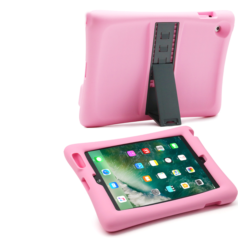 Silicone Shockproof Protective Cover Case for iPad 2/3/4-Pink