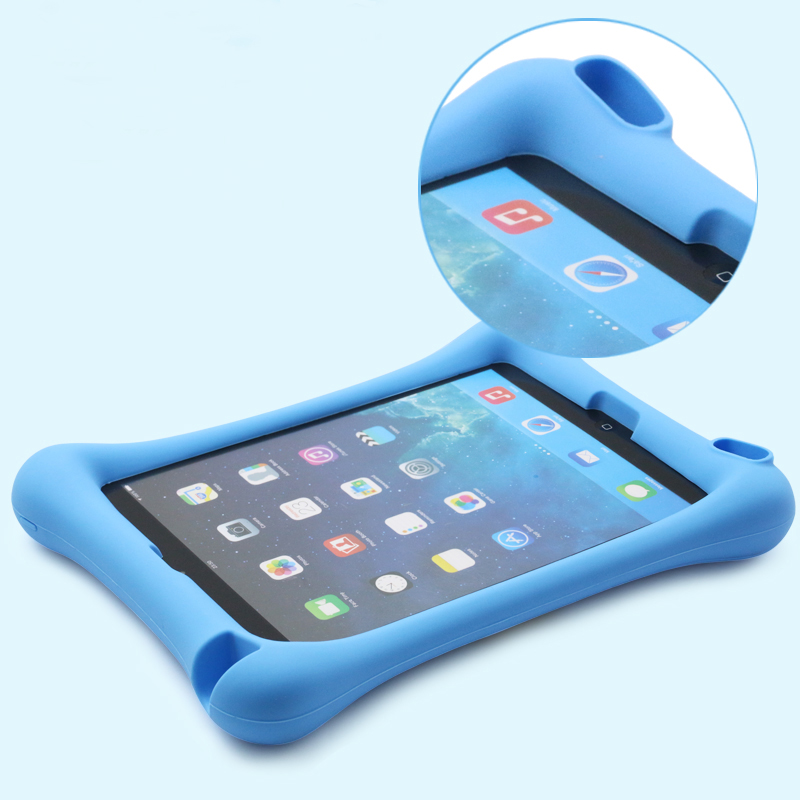 Silicone Shockproof Protective for iPad Air iPad Air 2 iPad 9.7 -Blue