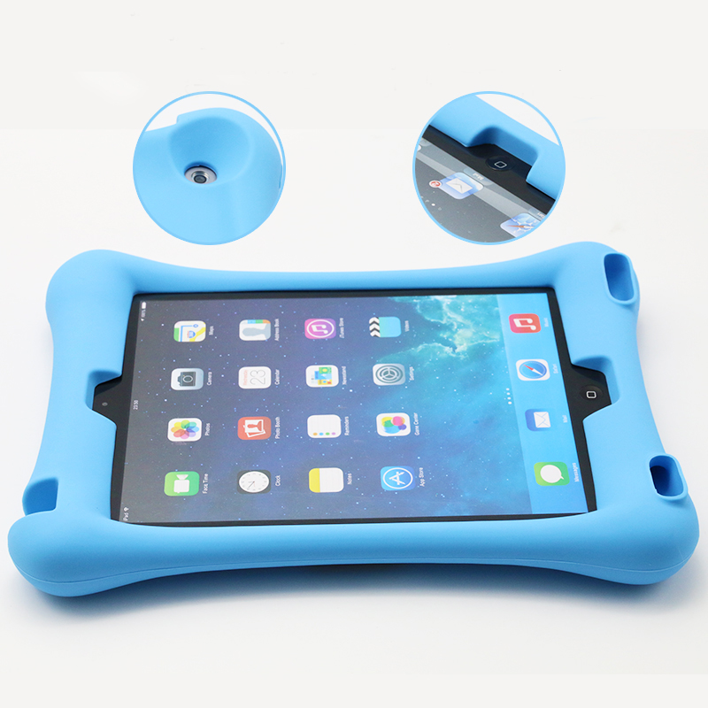 Silicone Shockproof Protective for iPad Air iPad Air 2 iPad 9.7 -Blue