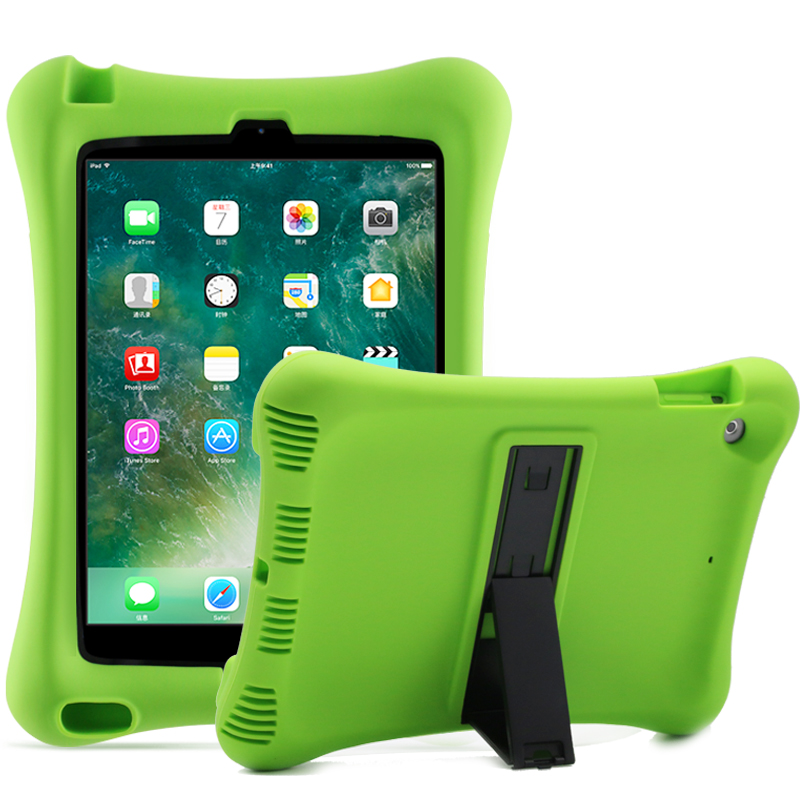 Silicone Shockproof Protective for iPad Air iPad Air 2 iPad 9.7 -Green