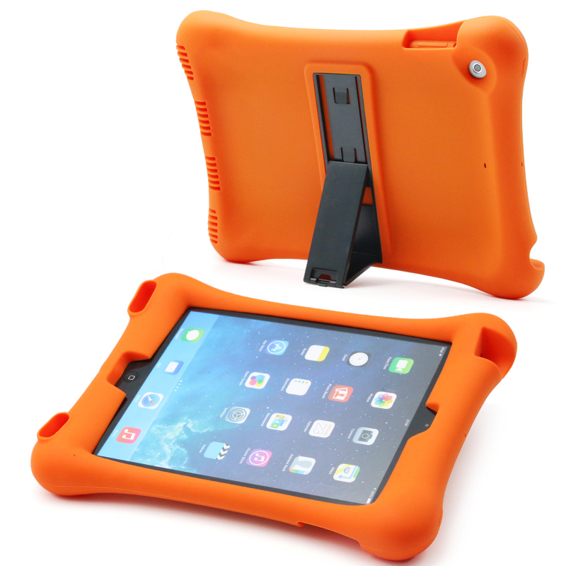Barnfodral i silikon för iPad Air/iPad Air 2/iPad 9.7, orange
