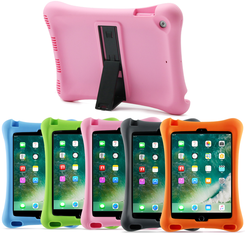 Silicone Shockproof Protective for iPad Air iPad Air 2 iPad 9.7-Pink