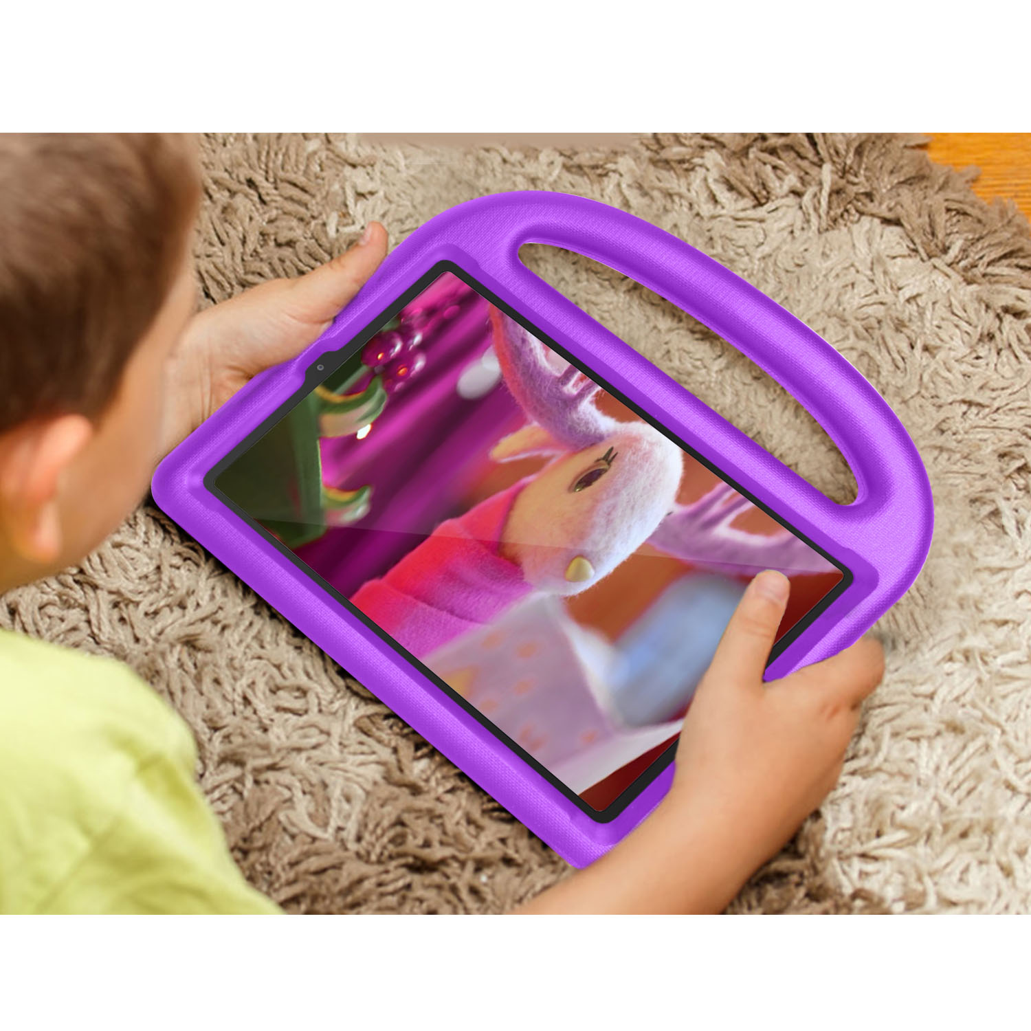 Barnfodral med ställ, Samsung Tab 8.4 (2020), lila