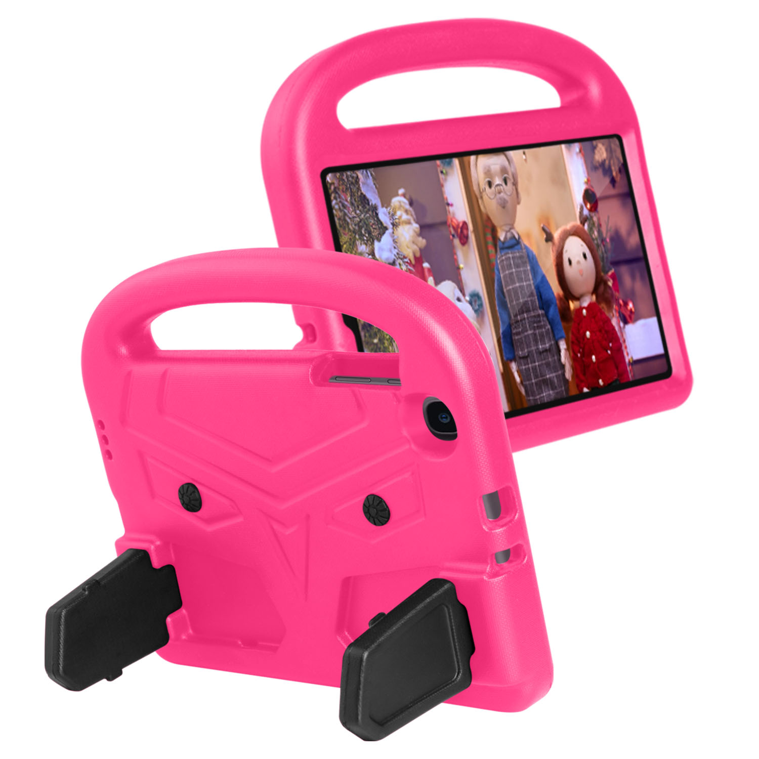Barnfodral med ställ, Samsung Tab A 8.4 (2020), rosa