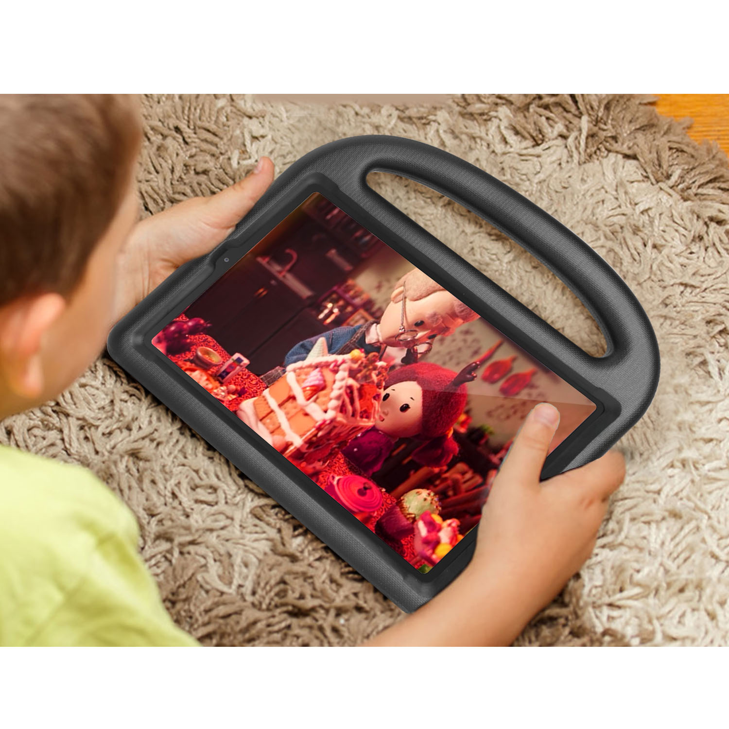 Barnfodral med ställ, Samsung Tab 8.4 (2020), svart
