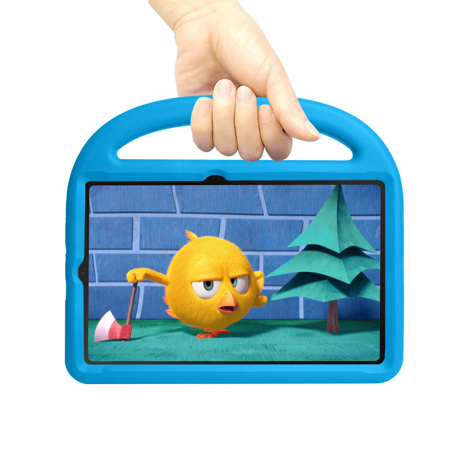 Barnfodral med ställ, Samsung Tab S6 Lite 10.4, blå