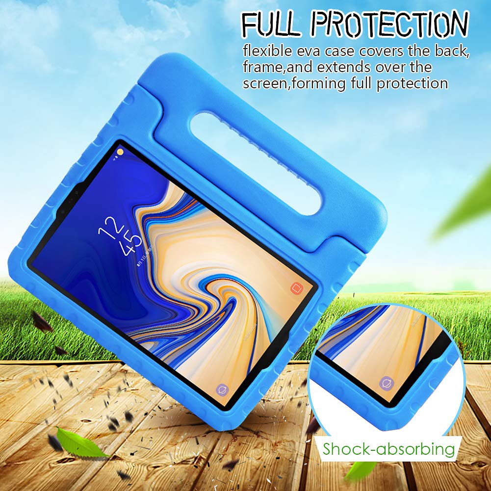 Barnfodral med ställ blå, Samsung Galaxy Tab S4