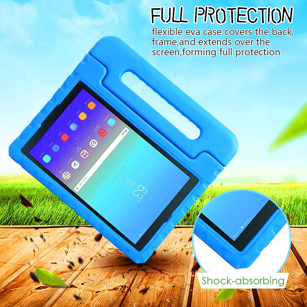 Barnfodral med ställ blå, Samsung Tab A 10.5