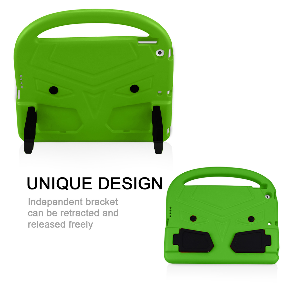 Barnfodral med ställ, iPad 10.2 / Pro 10.5 / Air 3, grön