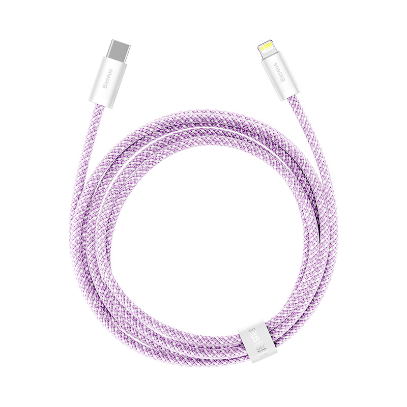 Baseus Dynamic USB-C till Lightning-kabel, 20W, 2m, lila