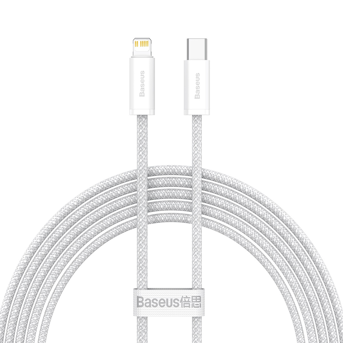 Baseus Dynamic USB-C till Lightning-kabel, 20W, 2m, vit