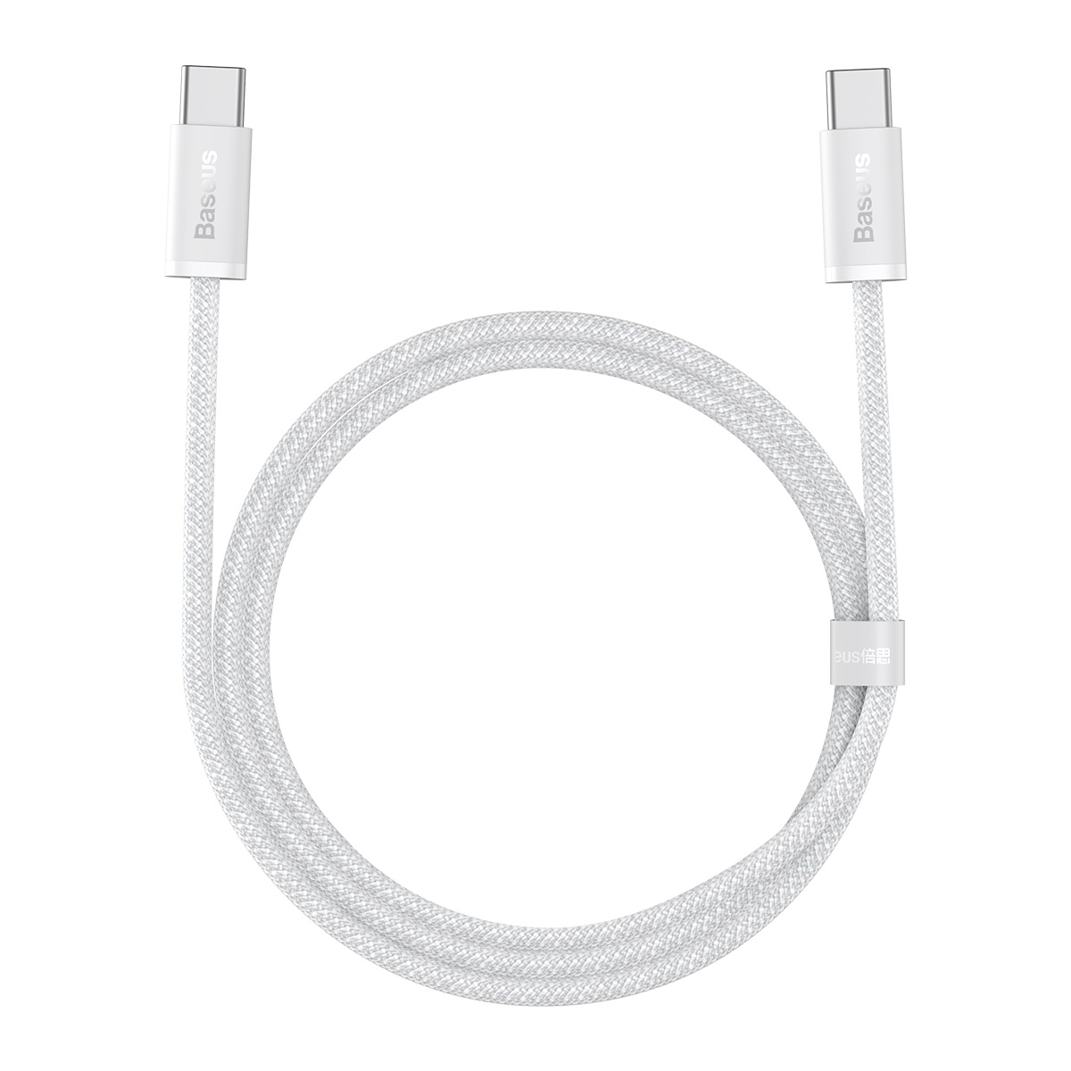 Baseus Dynamic USB-C till USB-C kabel, 100W, 1m, vit