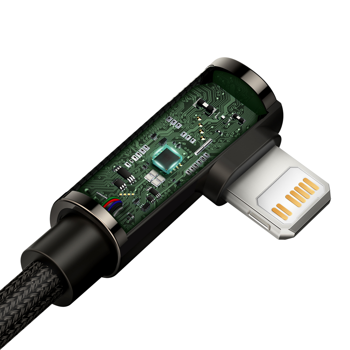 Baseus CATLCS-01 Legend Vinklad USB-C-Lightning-kabel, 20W, 1m