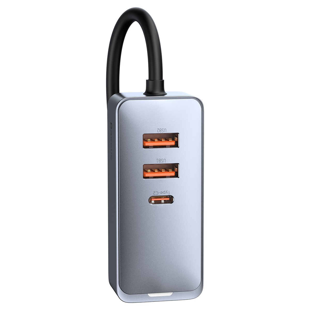 Baseus Share Together billaddare, 2xUSB+2xUSB-C, 120W, svart