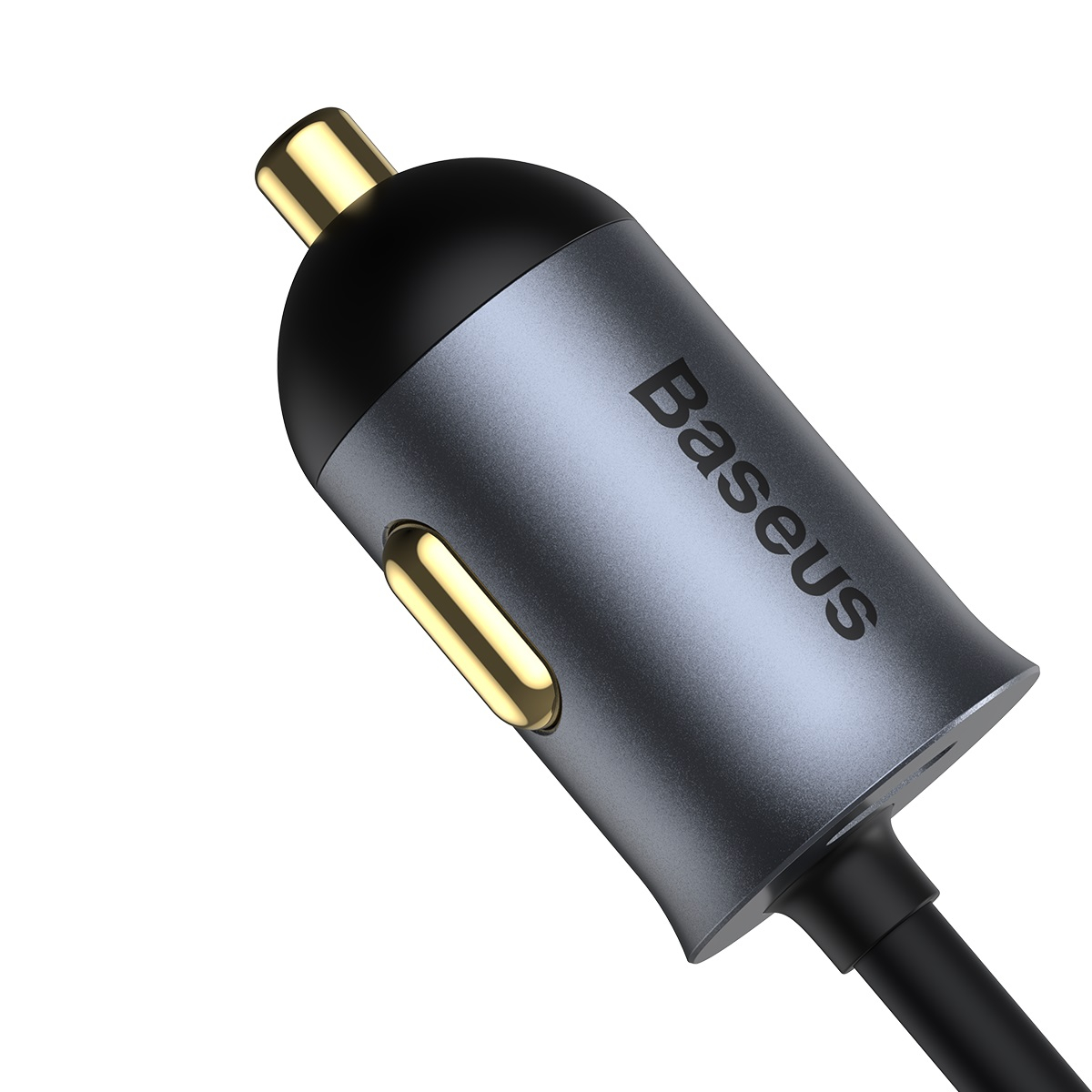 Baseus Share Together billaddare, 2xUSB+2xUSB-C, 120W, svart