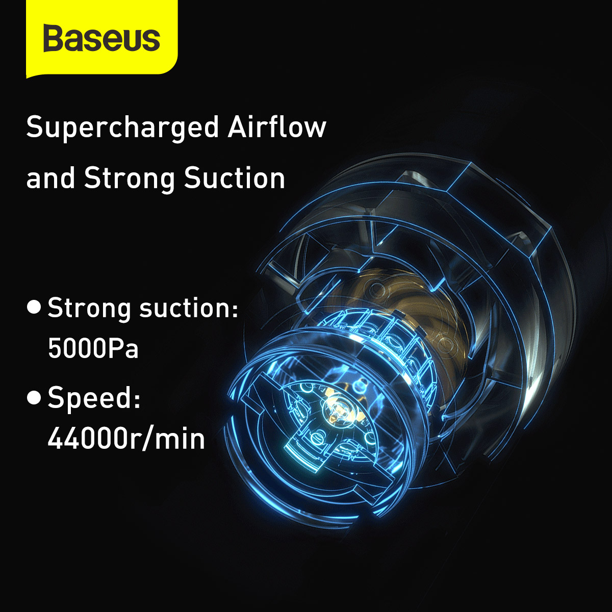 Baseus A2 trådlös mini-dammsugare, 70W