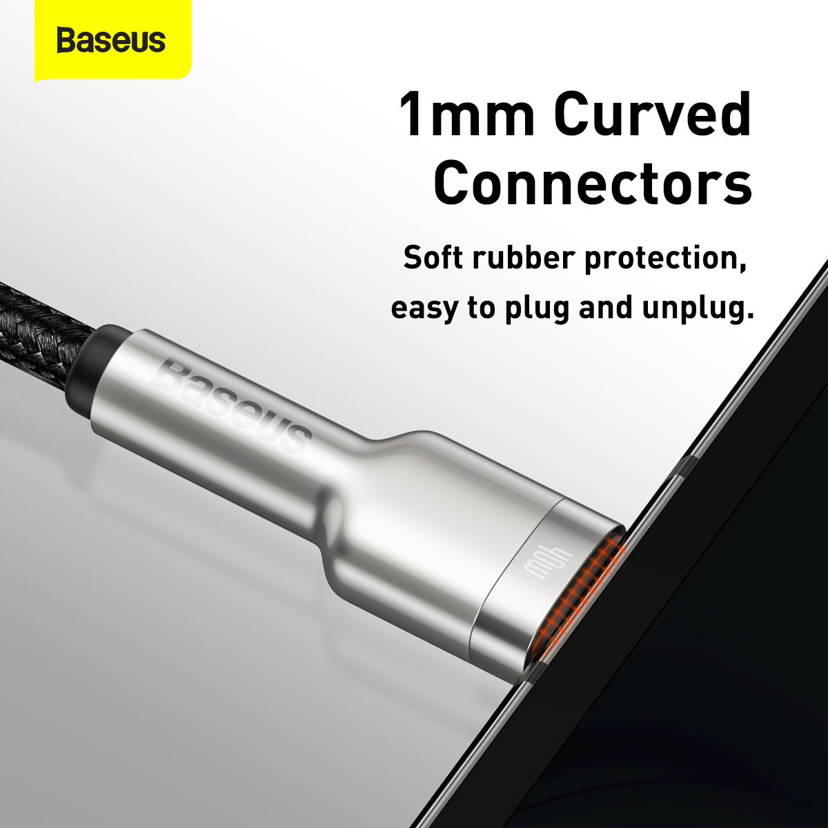 Baseus Cafule USB till USB-C datakabel, 40W, 5A, 1m, svart