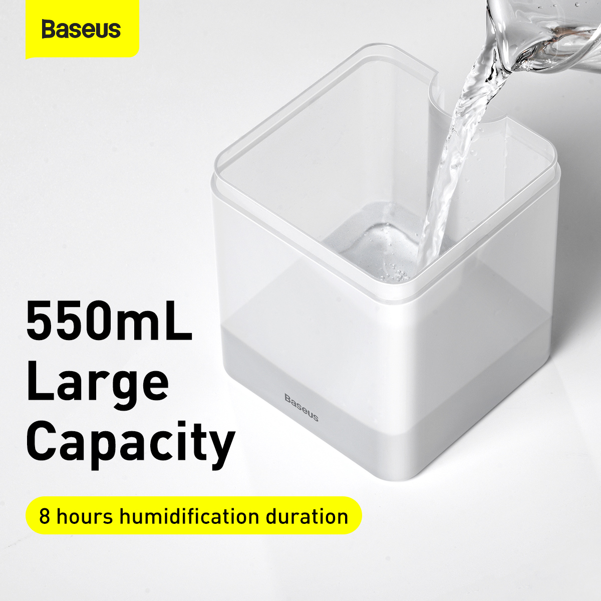 Baseus DHSG-B02 Time Magic Box luftfuktare, 550ml, 2000mAh