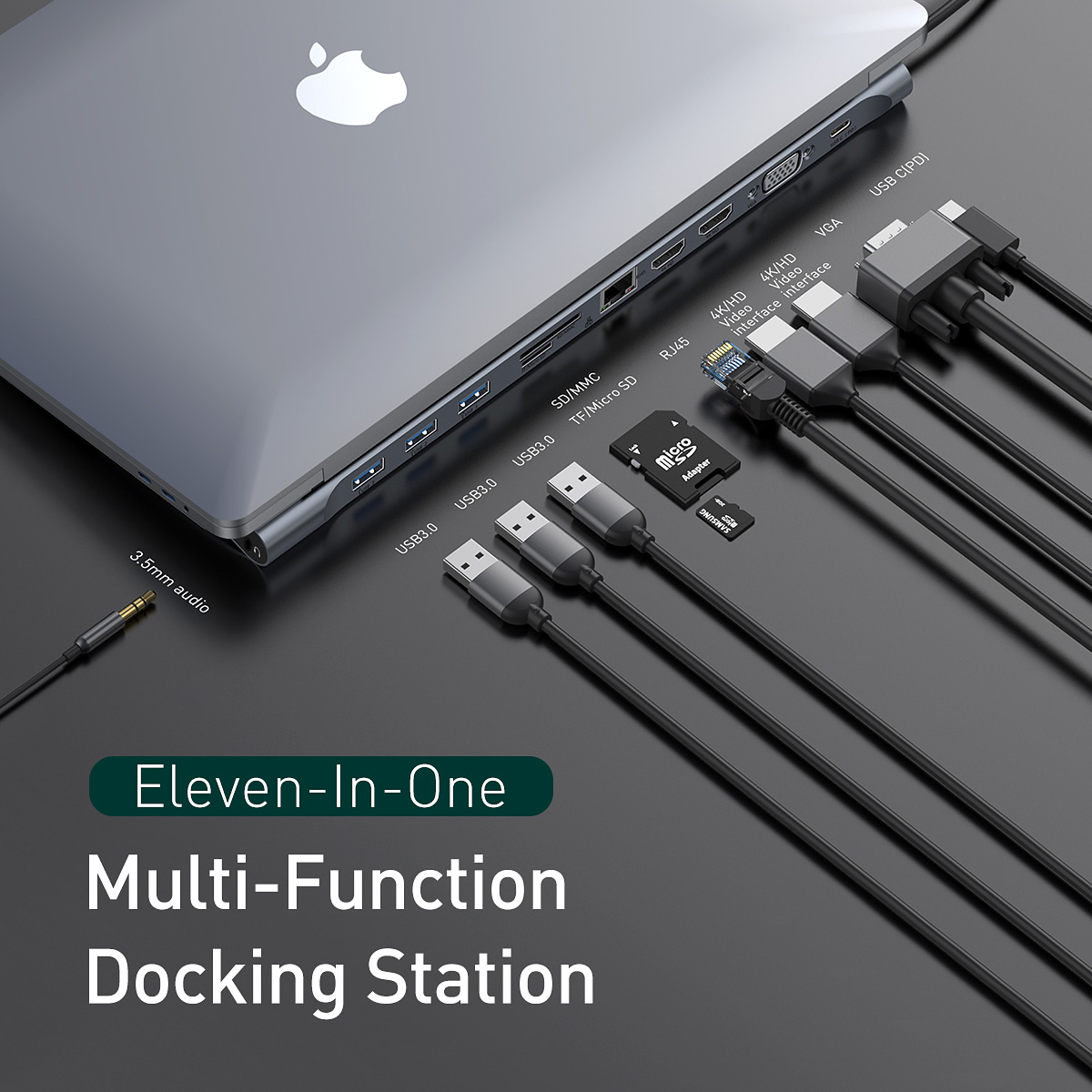 Baseus Enjoyment Series USB-C dockningsstation