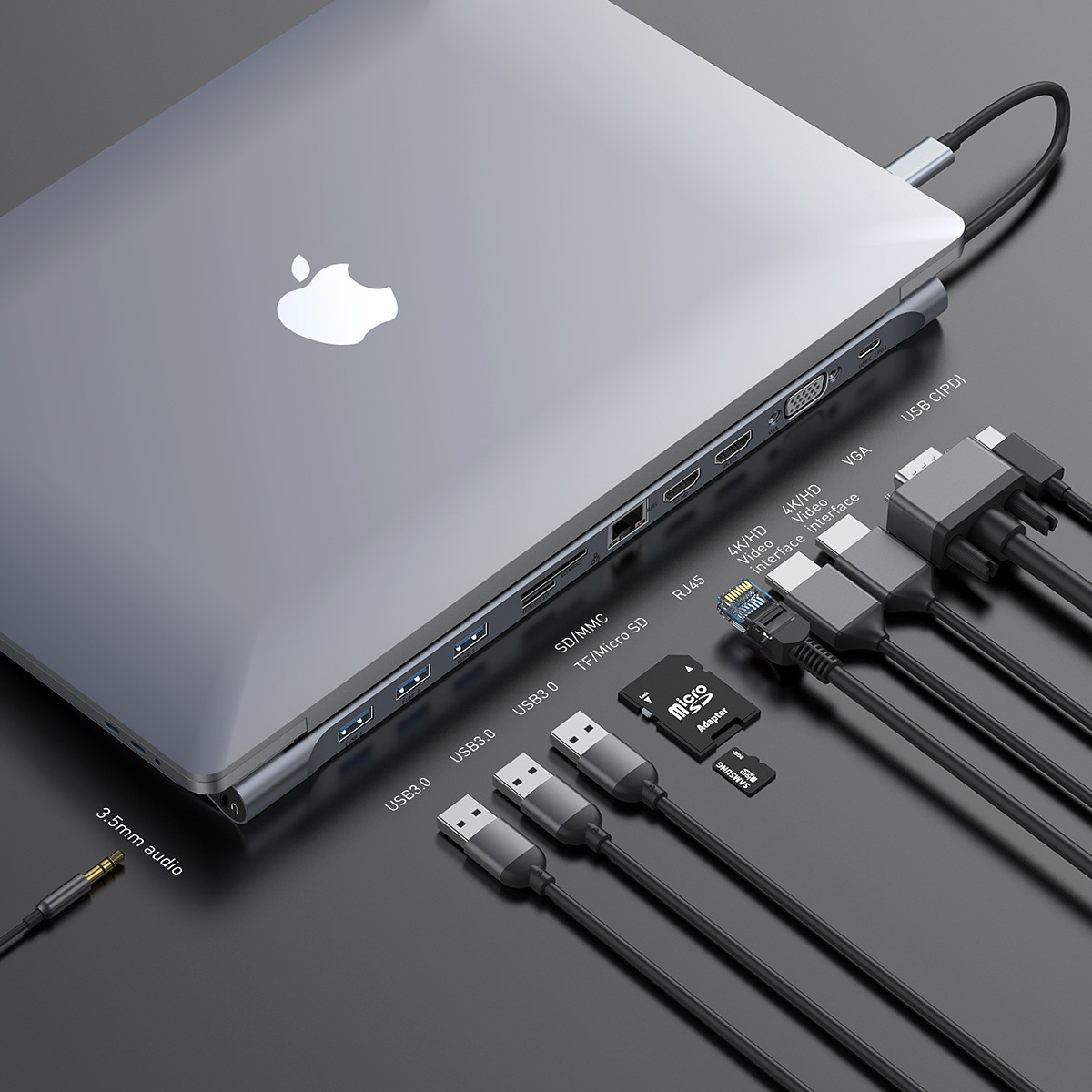 Baseus Enjoyment Series USB-C dockningsstation