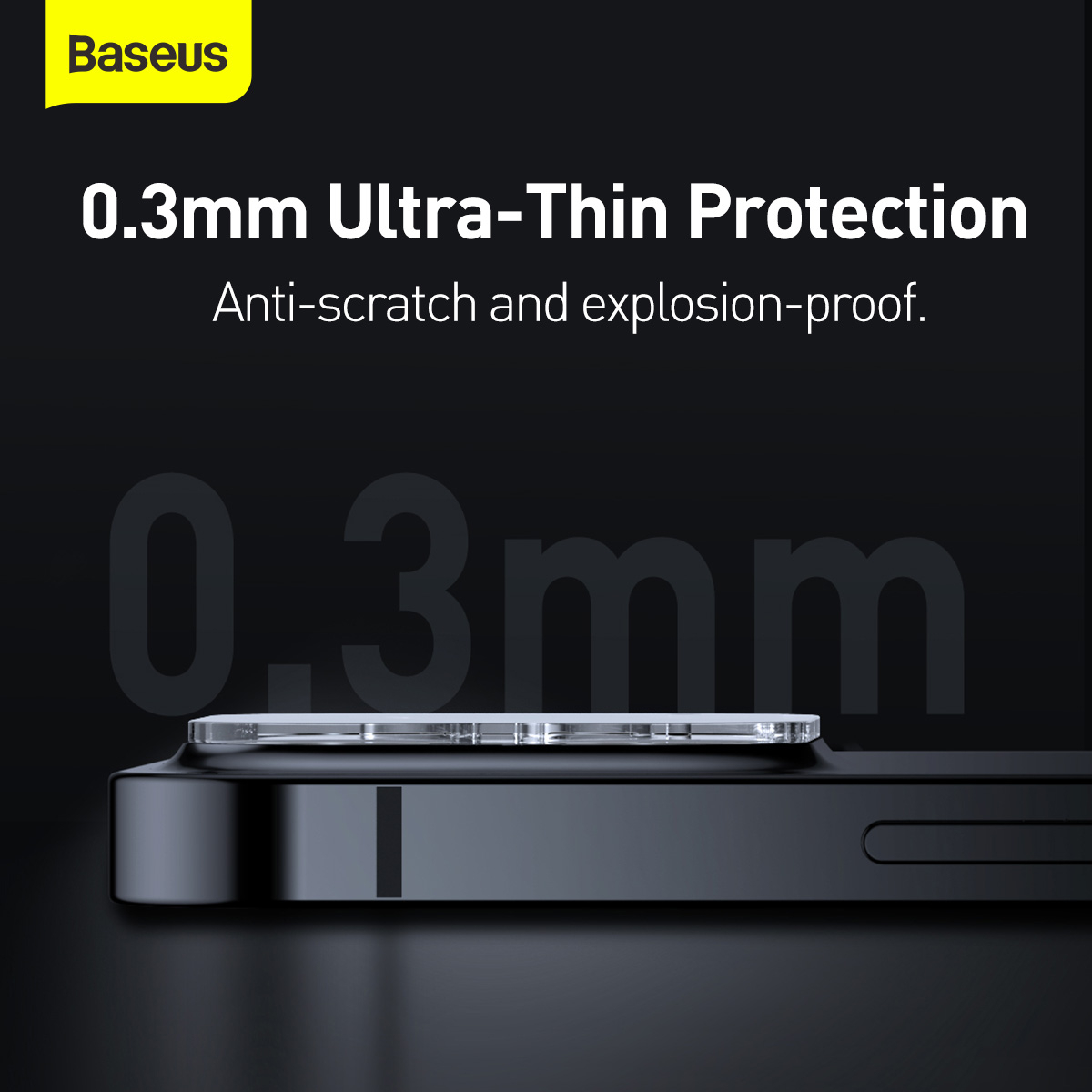 Baseus linsskydd i härdat glas, iPhone 13/13 Mini, 0.3mm, 2st