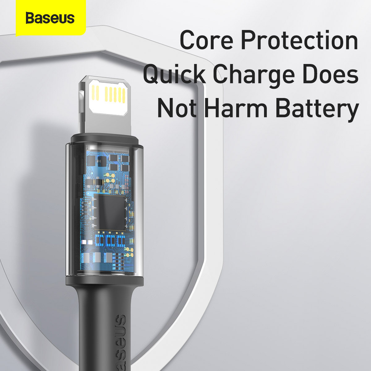 Baseus CATLGD-01 Lightning till USB-C kabel, PD, 18W, 3A, 1m