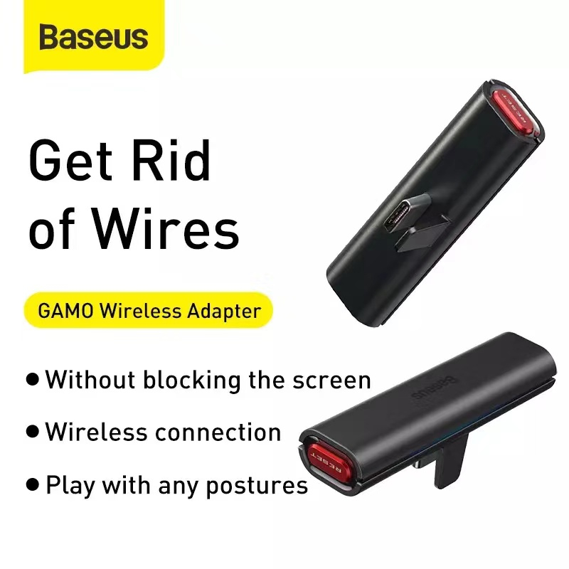 Baseus NGBA05-01 GAMO Trådlös adapter till Switch, svart