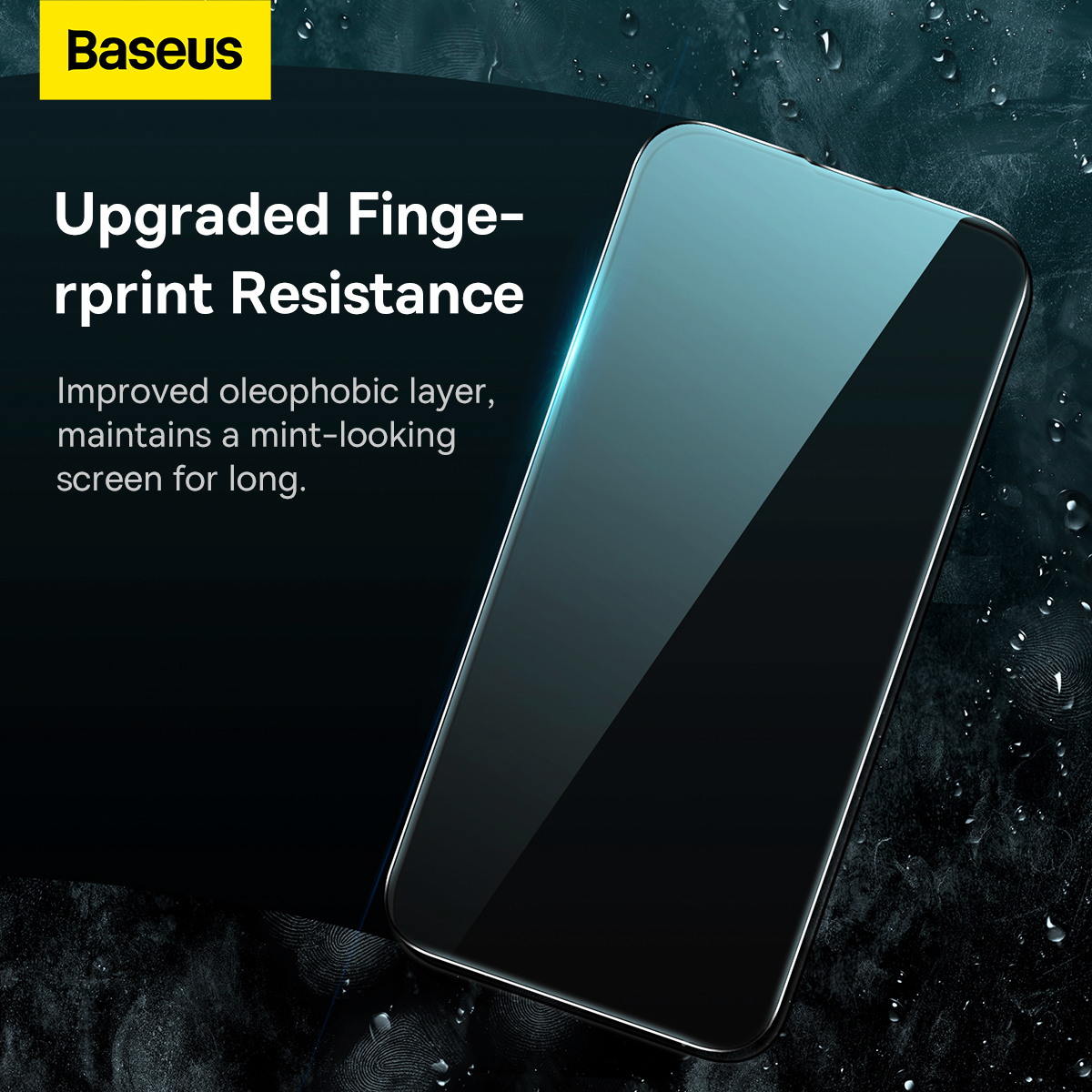Baseus SGBL100002 Crystal skärmskydd, iPhone 14/13/13 Pro, 0.3mm
