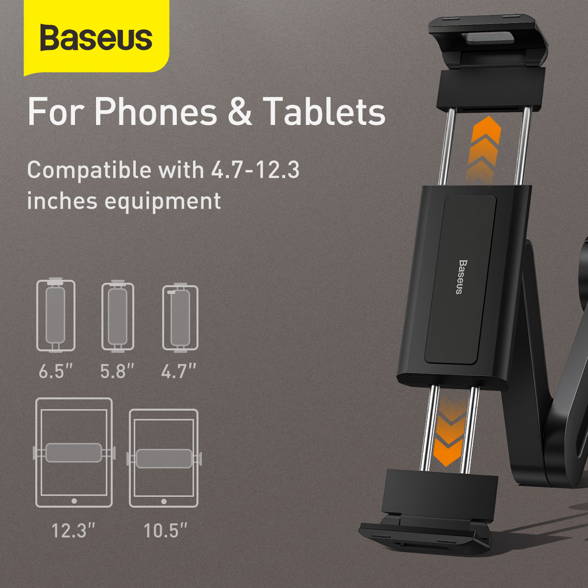 Baseus SULR-A01 Bilhållare till iPads